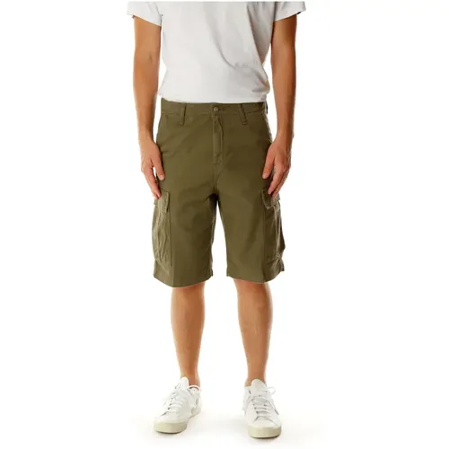 Militär Cargo Shorts Regular Fit , Herren, Größe: W30 - Carhartt WIP - Modalova