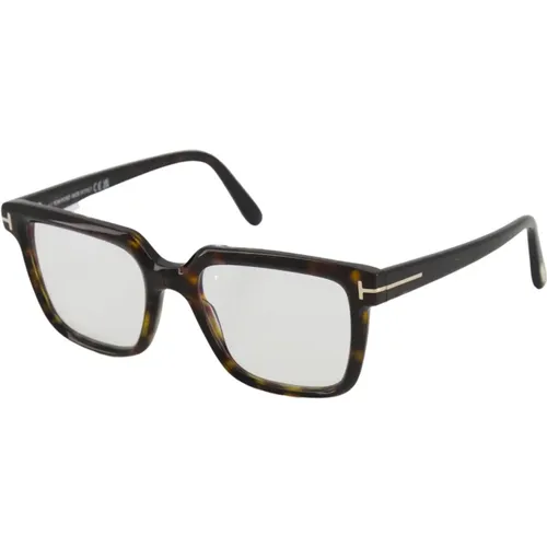 Rechteckige Havana Brille Tom Ford - Tom Ford - Modalova