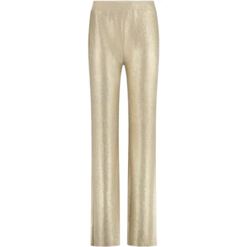 Basile Gold Pants , female, Sizes: L, M, S - Nukus - Modalova