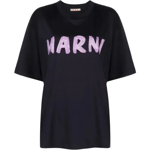 T-Shirts , female, Sizes: S, XS - Marni - Modalova