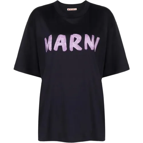 T-Shirts , female, Sizes: XS - Marni - Modalova