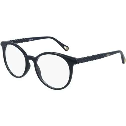 Blaue Transparente Brille , unisex, Größe: 52 MM - Chloé - Modalova