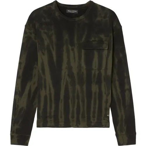 Tie-Dye Sweatshirt , Herren, Größe: XL - Marc O'Polo - Modalova