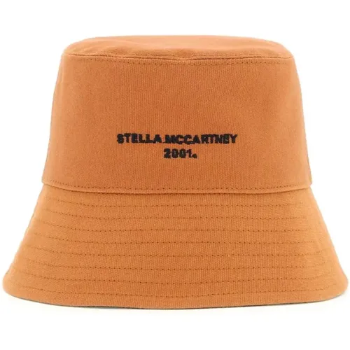 Eco Baumwoll Logo Bucket Hat , Damen, Größe: 57 CM - Stella Mccartney - Modalova
