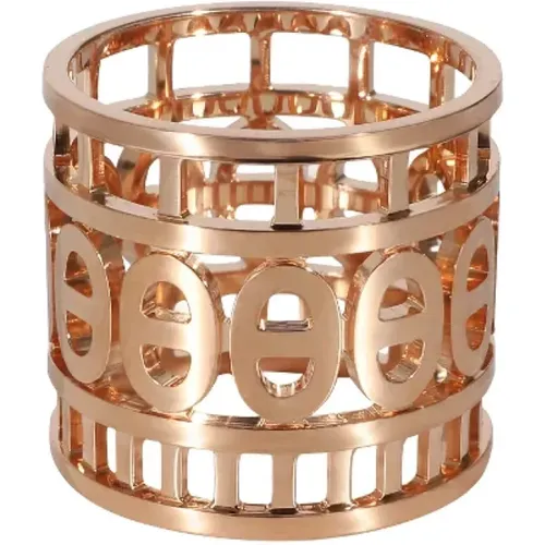 Pre-owned Rose Gold rings , female, Sizes: ONE SIZE - Hermès Vintage - Modalova