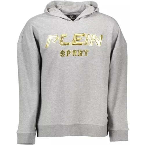 Hooded Sweatshirt with Contrasting Details , male, Sizes: XL, 2XL, L, S, M - Plein Sport - Modalova