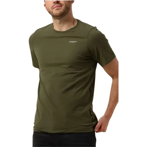 Herren Polo & T-shirt Slim Base , Herren, Größe: XL - G-Star - Modalova