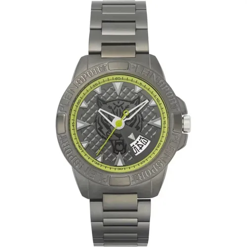 Touchdown Stainless Steel Watch , male, Sizes: ONE SIZE - Plein Sport - Modalova