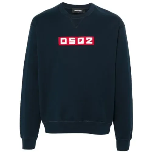 Logo Crew Neck Sweatshirt , male, Sizes: XL, L, S - Dsquared2 - Modalova