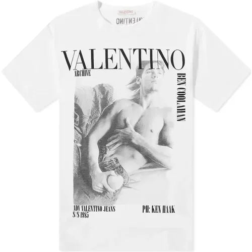 T-Shirts , Herren, Größe: L - Valentino - Modalova