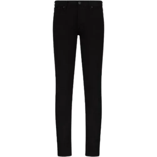 Slim-Fit Denim Jeans , male, Sizes: W36 - Emporio Armani - Modalova
