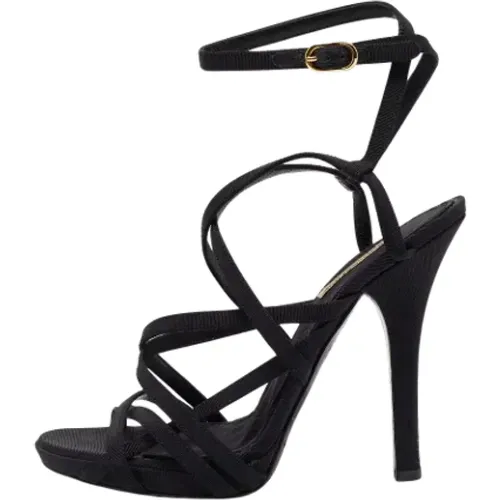 Pre-owned Canvas sandals , female, Sizes: 4 1/2 UK - Dolce & Gabbana Pre-owned - Modalova