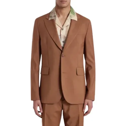 Overdyed Melange Wool Suit , male, Sizes: M, 2XL - PS By Paul Smith - Modalova