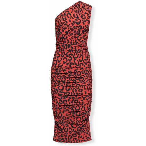Leopard Print Party Dress , female, Sizes: S, XS - Dolce & Gabbana - Modalova