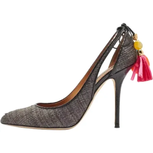 Pre-owned Raffia heels , female, Sizes: 4 UK - Dolce & Gabbana Pre-owned - Modalova