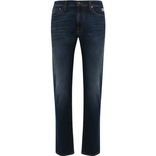 Dunkelblaue Denim Slim Fit Hose , Herren, Größe: W36 - Roy Roger's - Modalova