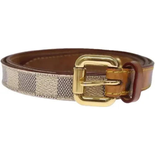 Pre-owned Coated canvas belts , female, Sizes: ONE SIZE - Louis Vuitton Vintage - Modalova