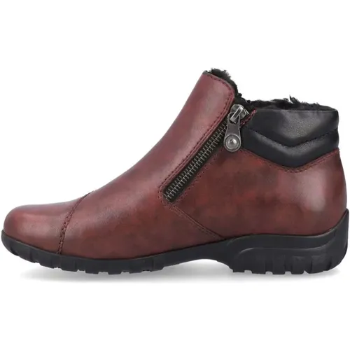 Schicker Lederstiefel mit wasserdichter Membran , Damen, Größe: 42 EU - Rieker - Modalova