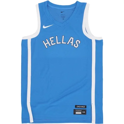 Greek Basketball Tank Top Limited Edition , male, Sizes: S, XL, L, M - Nike - Modalova