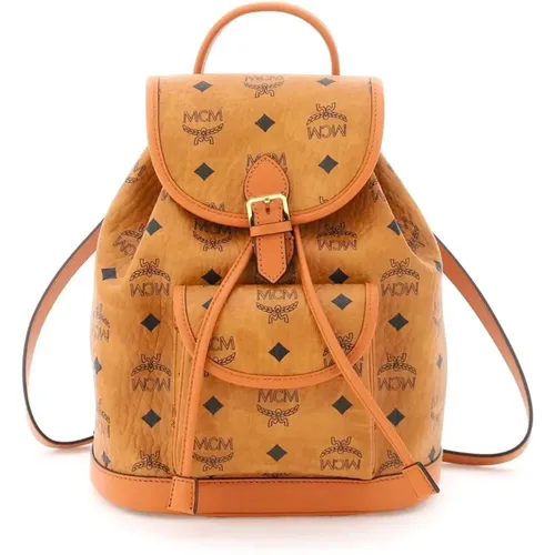 Logo Muster Rucksack MCM - MCM - Modalova