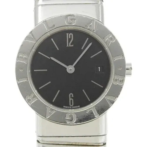 Pre-owned Stainless Steel watches , female, Sizes: ONE SIZE - Bvlgari Vintage - Modalova