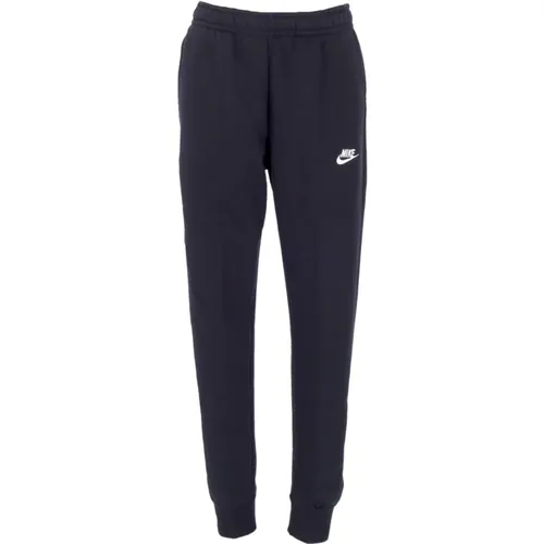 Fleece-Tracksuit-Joggerhose Schwarz , Herren, Größe: L - Nike - Modalova