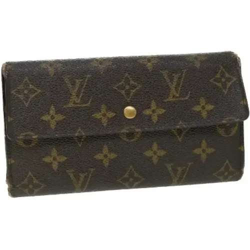 Pre-owned Canvas wallets , female, Sizes: ONE SIZE - Louis Vuitton Vintage - Modalova