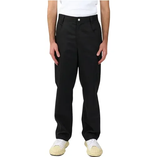 Cargo Cotton Pants Loose Fit , male, Sizes: M, L - The Silted Company - Modalova