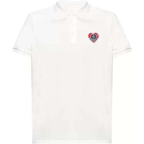 Poloshirt mit Logo Moncler - Moncler - Modalova