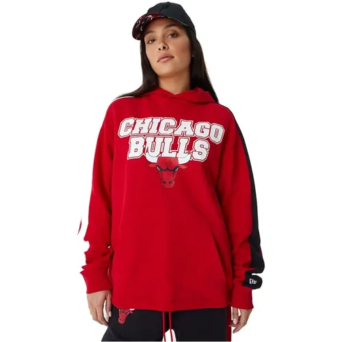 NBA Chicago Bulls Cut And Sew Oversized Hoodie - new era - Modalova