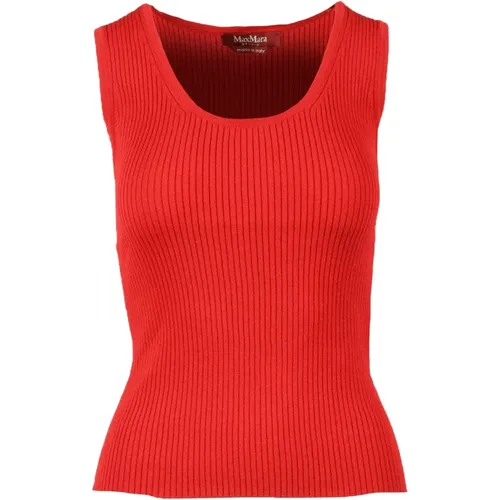 Eleganter Stricktop , Damen, Größe: M - Max Mara Studio - Modalova