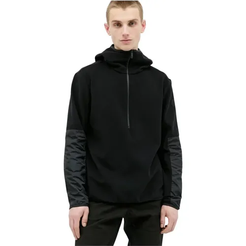 Tech Panel Hooded Sweatshirt , male, Sizes: M, XL - Moncler - Modalova