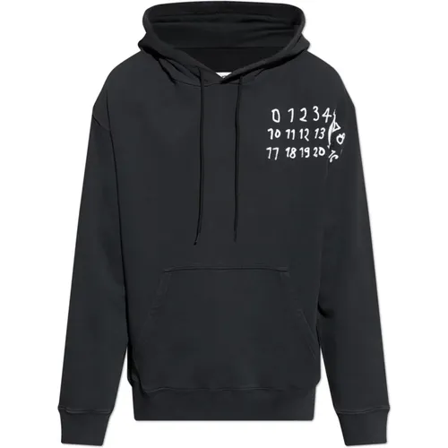 Hoodie , male, Sizes: XS, M, S, L - MM6 Maison Margiela - Modalova