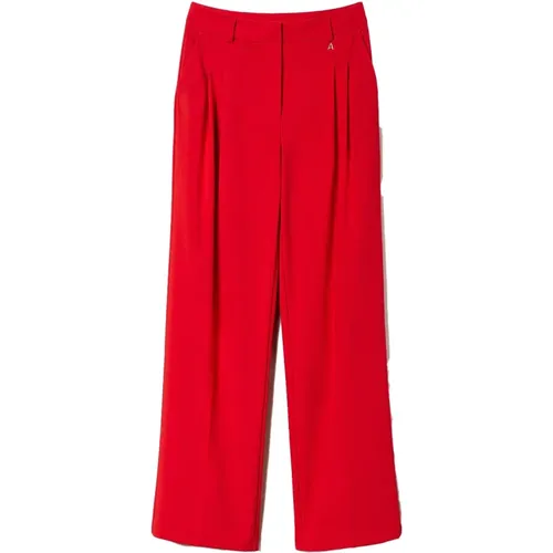 Rote Damen-Hose aus Synthetik - Actitude - Modalova