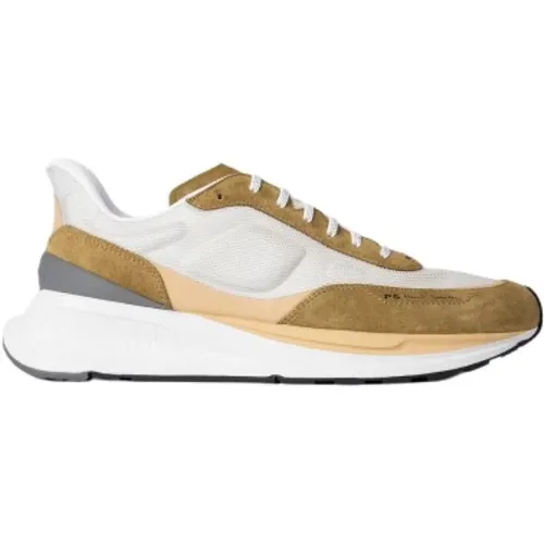 Beiger Novello Sneaker mit sportlichen Details , Herren, Größe: 41 EU - PS By Paul Smith - Modalova