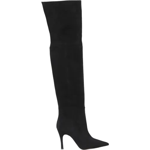 High Boots , female, Sizes: 4 UK, 5 UK, 6 UK, 7 UK - Paris Punk - Modalova