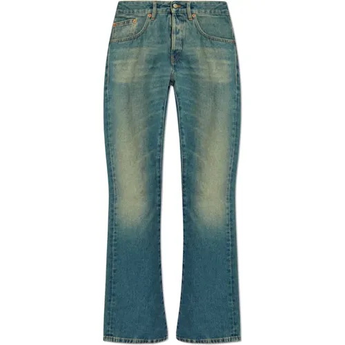 Denim Flares , Damen, Größe: W30 - MM6 Maison Margiela - Modalova