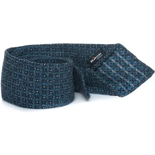 Geometric Fantasy Handmade Tie , male, Sizes: ONE SIZE - Kiton - Modalova