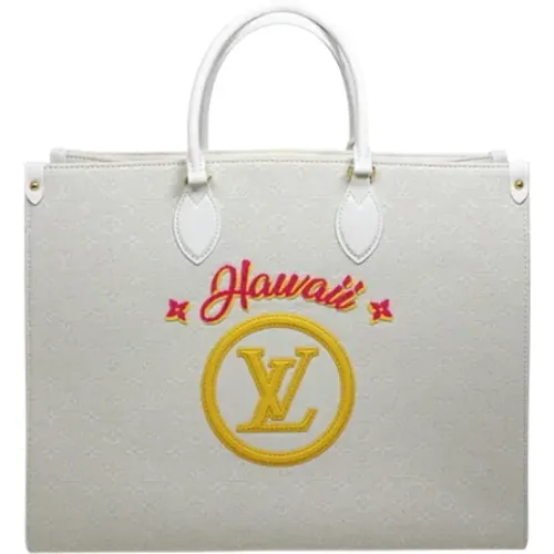 Pre-owned Cotton louis-vuitton-bags , female, Sizes: ONE SIZE - Louis Vuitton Vintage - Modalova