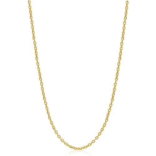 Goldkabelkette Halskette , Herren, Größe: ONE Size - Nialaya - Modalova