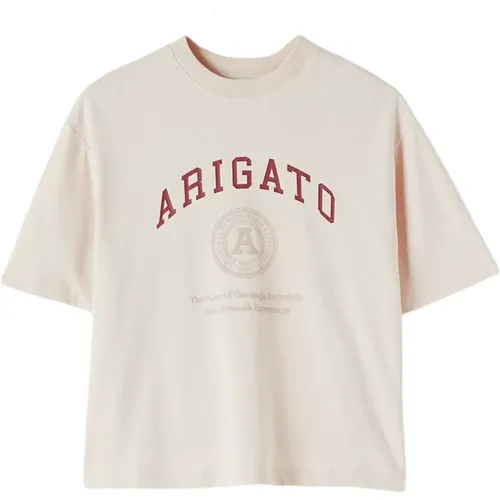 Arigato Universität T-Shirt , Damen, Größe: M - Axel Arigato - Modalova