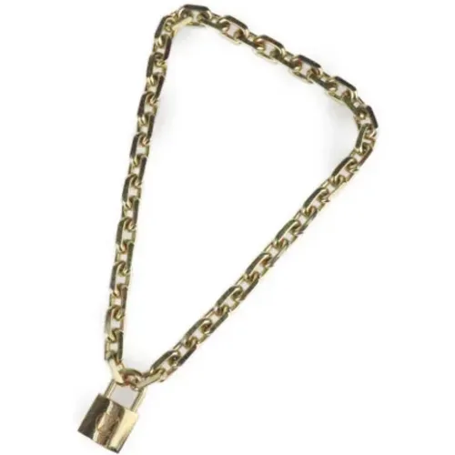 Pre-owned Metal necklaces , female, Sizes: ONE SIZE - Louis Vuitton Vintage - Modalova