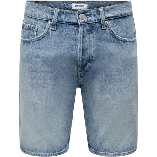 Stylish Bermuda Shorts for Men , male, Sizes: S, L, M, XS, XL - Only & Sons - Modalova