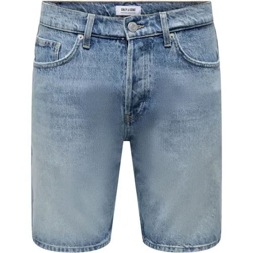 Stylish Bermuda Shorts for Men , male, Sizes: S, M, XS - Only & Sons - Modalova