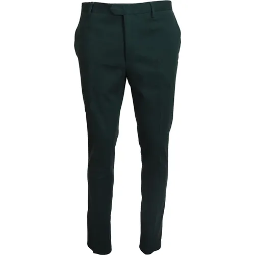 Elegante dunkelgrüne Chino-Hose , Herren, Größe: S - BENCIVENGA - Modalova