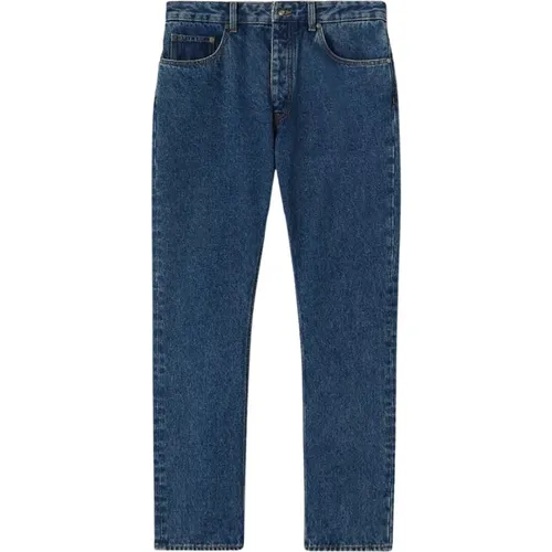 Monogram Straight Jeans Upgrade , male, Sizes: W32, W31, W33, W30, W34 - Palm Angels - Modalova