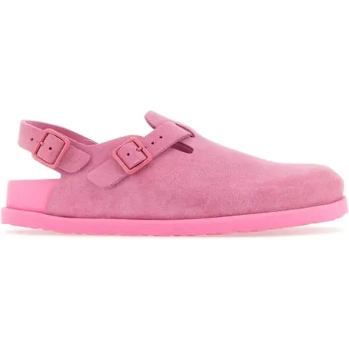 Rosa Wildleder Tokyo Hausschuhe , Herren, Größe: 42 EU - Birkenstock - Modalova