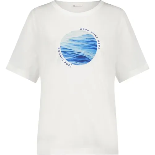 Tyra Sun Bio-Baumwoll T-Shirt | Weiß - Jane Lushka - Modalova