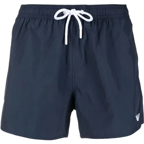 Maritime Kleidung Blaue Shorts , Herren, Größe: 3XL - Emporio Armani - Modalova