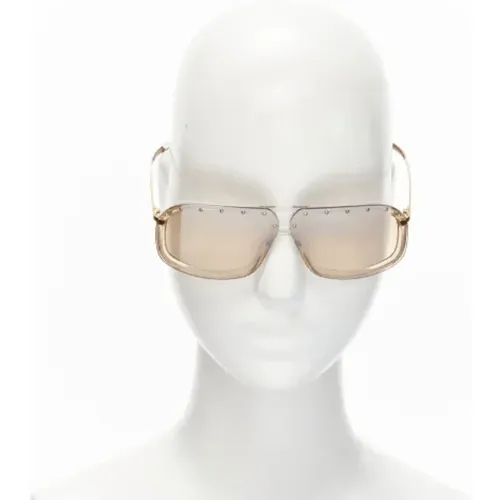 Pre-owned Metal sunglasses , female, Sizes: ONE SIZE - Gucci Vintage - Modalova